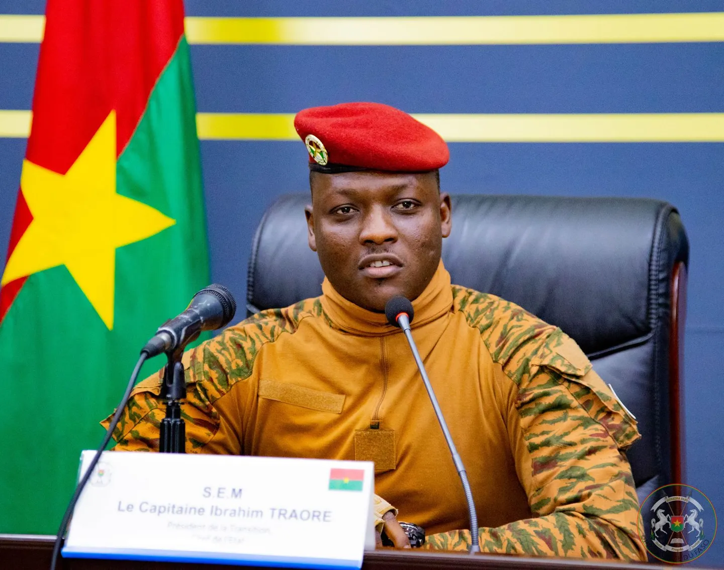 Traoré : "Le Burkina Faso est aujourd’hui une vitrine, un modèle"