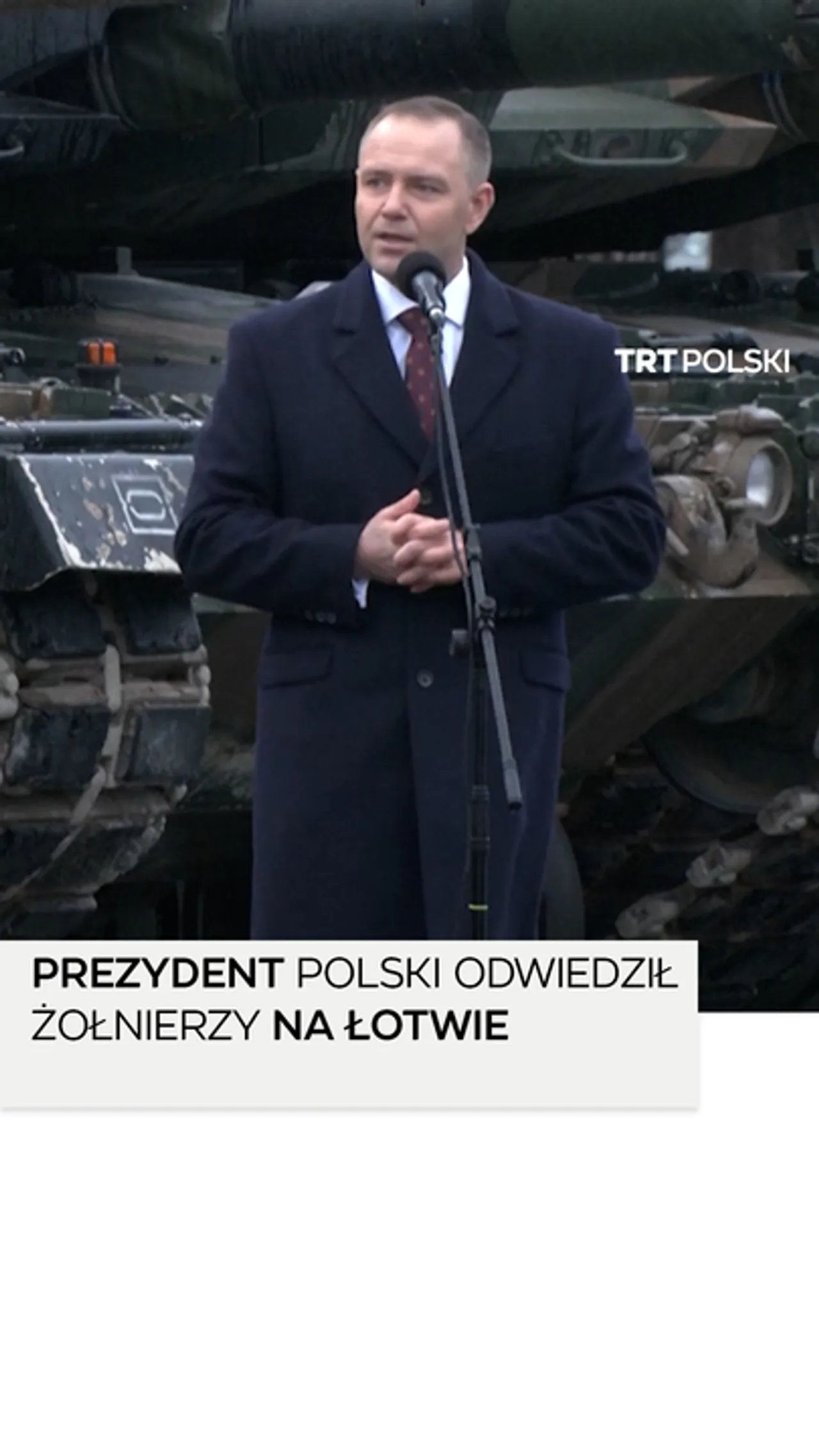 Prezydent Karol Nawrocki odwiedził żołnierzy na Łotwie