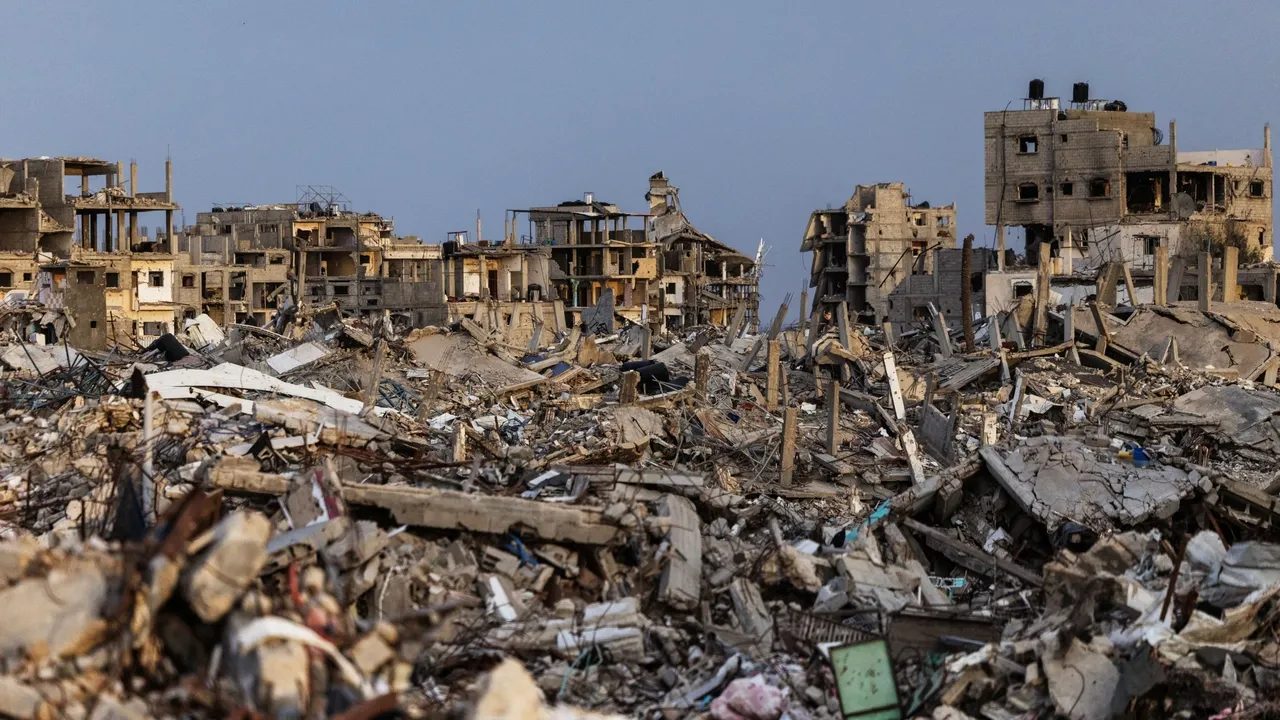 EUA pressionam Israel a limpar os destroços da guerra em Gaza