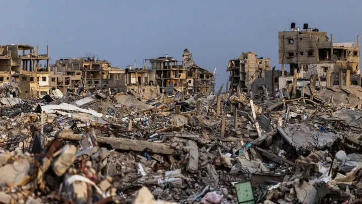 EUA pressionam Israel a limpar os destroços da guerra em Gaza