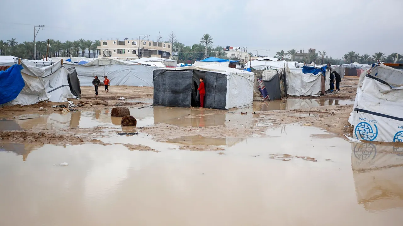 OMS: Chuvas intensas matam pelo menos 10 pessoas em Gaza nas últimas 24 horas