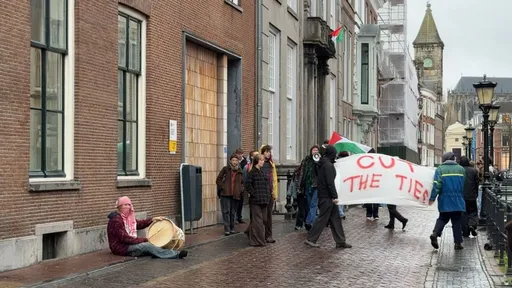 Bezetting pro-Palestijnse studenten van Universiteit Utrecht beëindigd na ultimatum