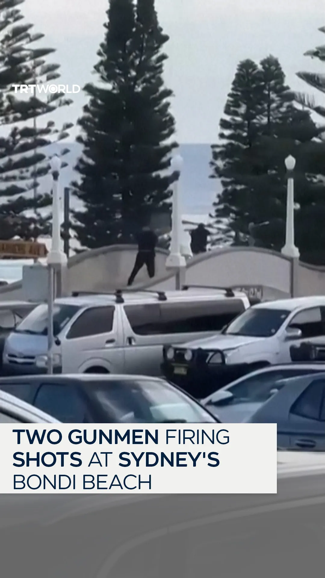Two gunmen firing shots at Sydney Bondi Beach
