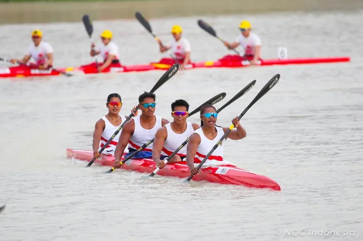 Indonesia raih dua emas dan satu perak dari rowing SEA Games 2025