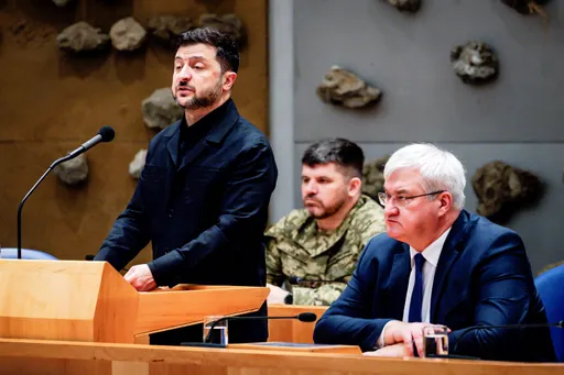 Zelensky spreekt het parlement toe en zal met koning Willem-Alexander ontmoeten