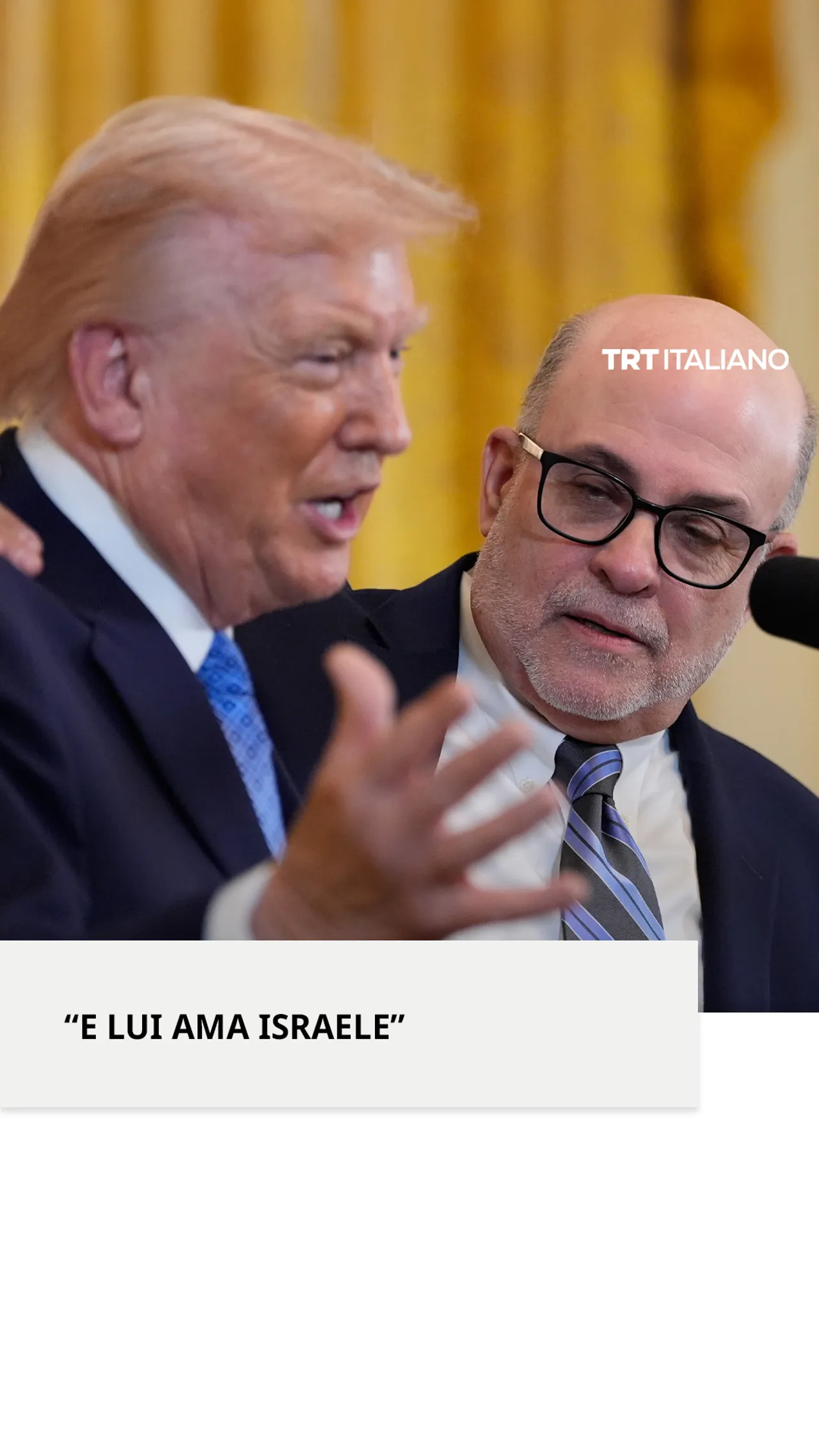 Il conduttore di Fox News Levin: Trump è il nostro primo presidente ebreo