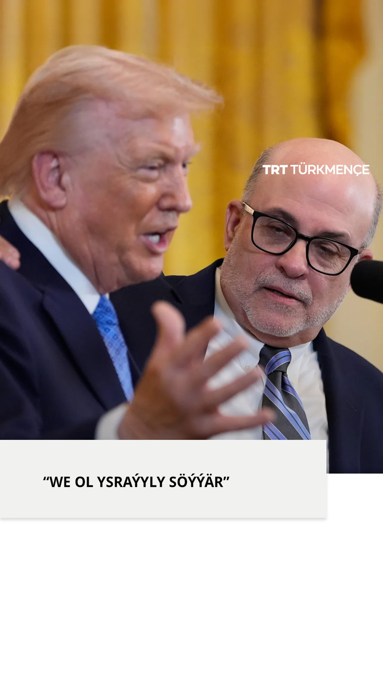 “WE OL YSRAÝYLY SÖÝÝÄR”