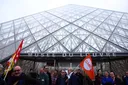 Louvre Museum remains closed as union members strike