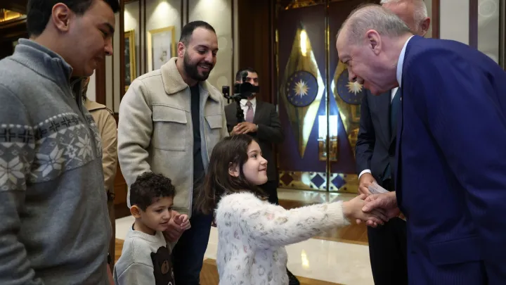 رئیس‌جمهور اردوغان با خانواده هند رجب دیدار کرد