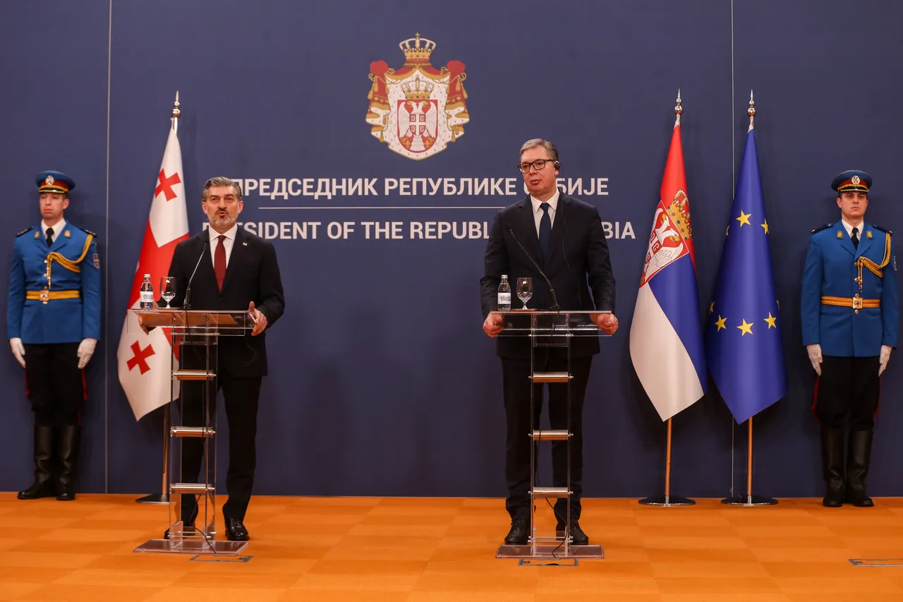 Vučić s Kavelashvilijem: Srbija i Gruzija osnivaju mješoviti komitet 22. decembra, ugovor o slobodnoj trgovini do kraja 2026.