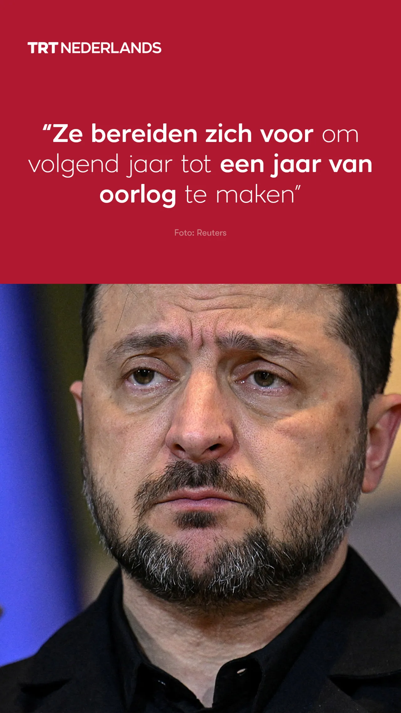 “Deze Russische mentaliteit moet op worden gereageerd”, zei Zelensky in nachtelijke videotoespraak