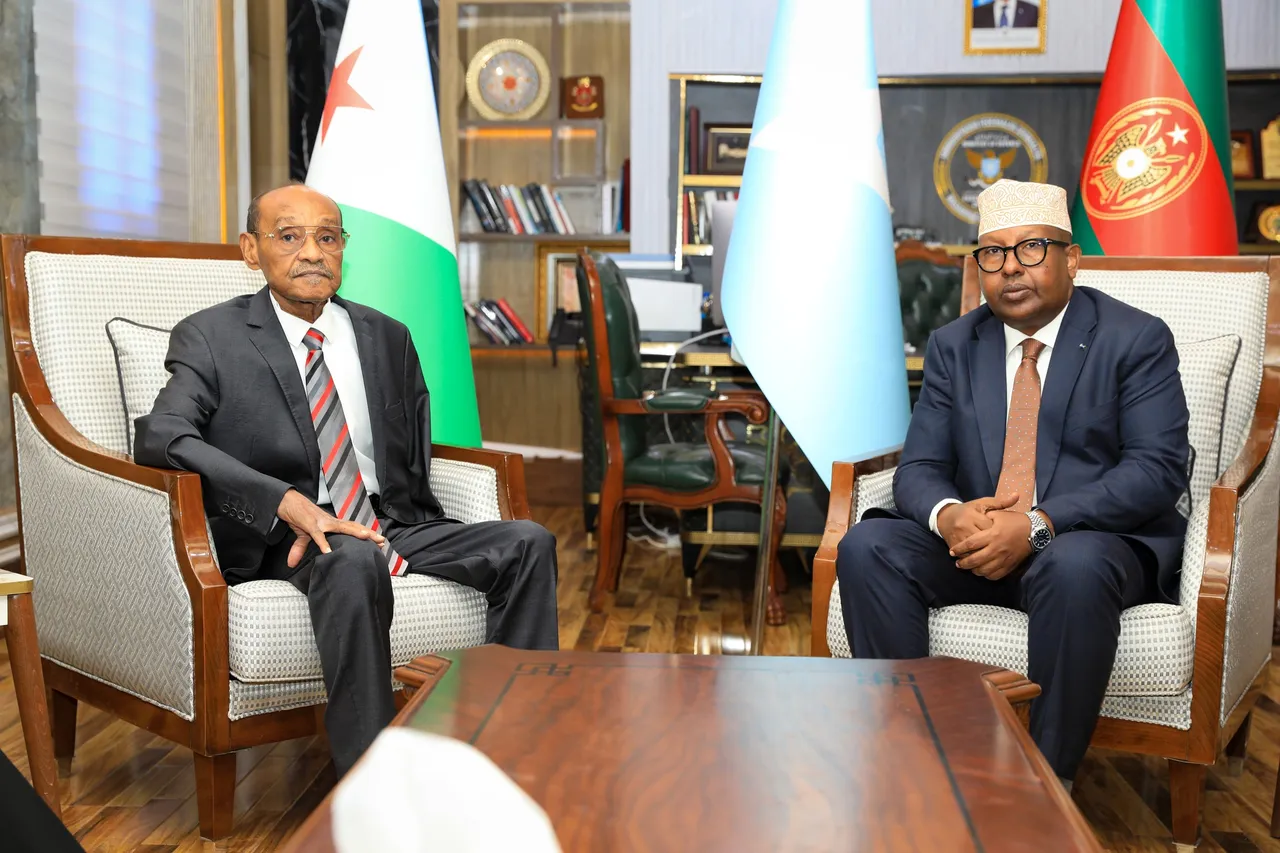 Wasiirrada Gaashaandhigga Soomaaliya iyo Jabuuti oo ka wada hadlay xoojinta iskaashiga difaaca