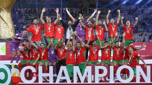 المغرب يتوَّج بطلاً لكأس العرب للمرة الثانية في تاريخه بعد تغلبه على الأردن