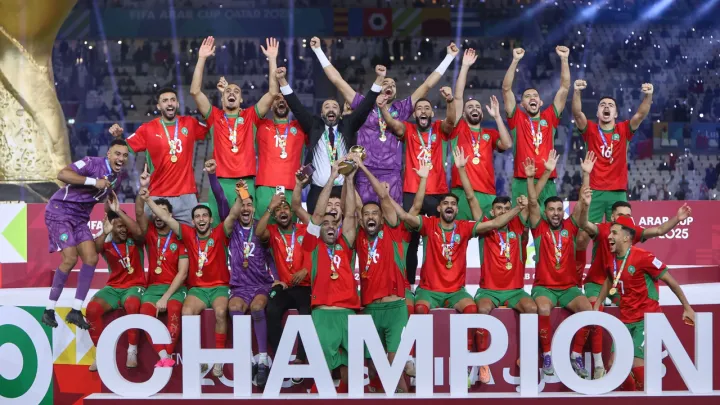 المغرب يتوَّج بطلاً لكأس العرب للمرة الثانية في تاريخه بعد تغلبه على الأردن