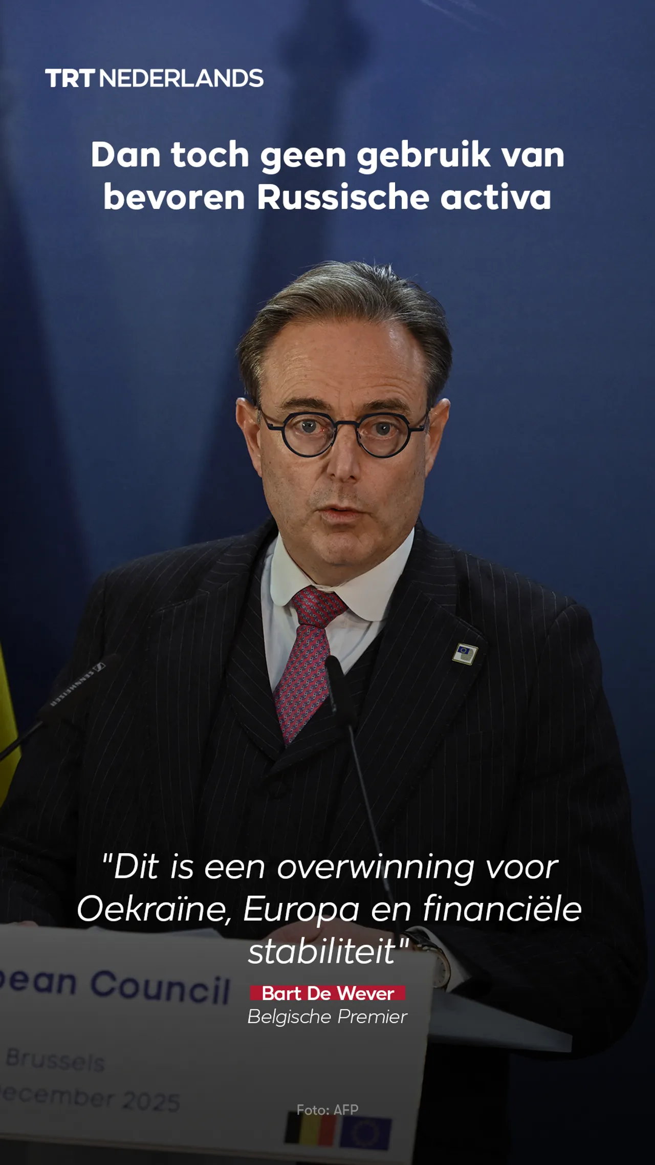 Dan toch geen gebruik van bevoren Russische activa