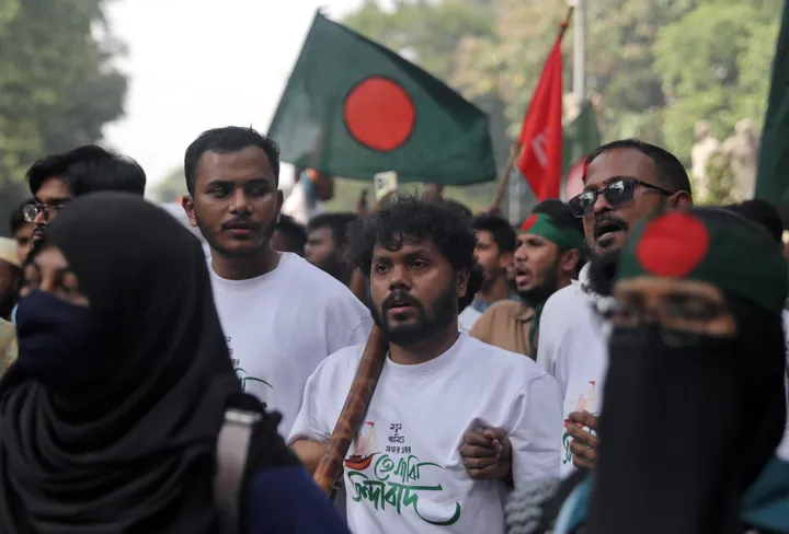 What is India's connection to killing of Bangladeshi activist that sparked nationwide protests?