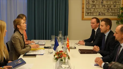 Муцунски и Муртезани на средба со високата претставничка на ЕУ, Калас, во Брисел