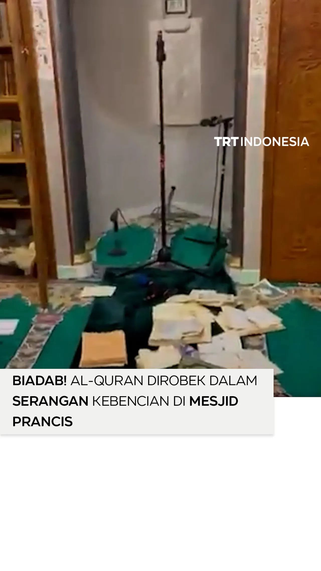 Salinan Al-Quran dirobek dalam serangan anti-Islam di Prancis