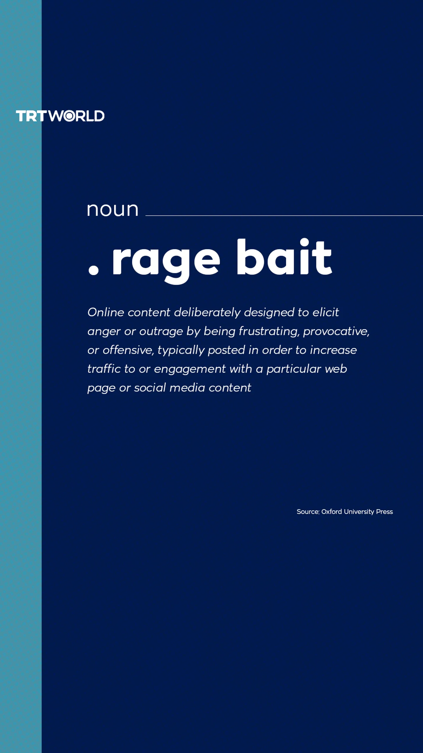 Oxford University Press crowns 'rage bait' this year's Word of the Year