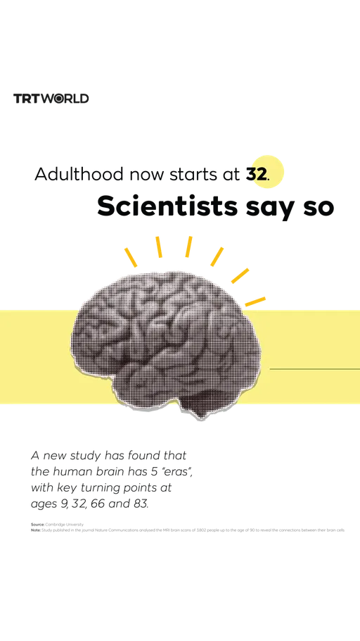 Adulthood now starts at 32. Scientists say so
