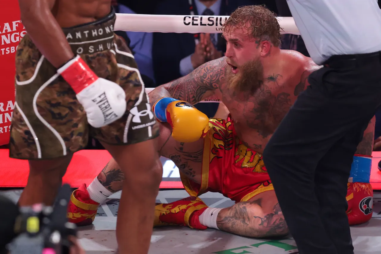 Jake Paul reports 'double broken jaw' from his knockout loss to Anthony Joshua