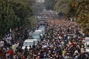 Tens of thousands gather in Dhaka to mourn slain Bangladesh student leader