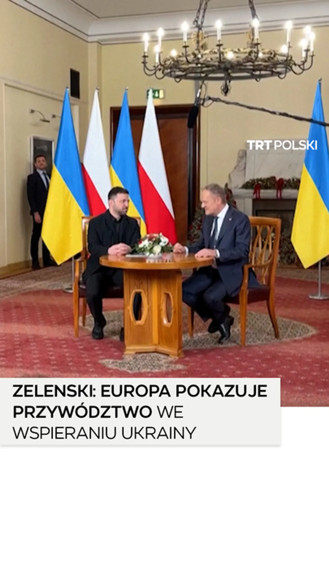 Zełenski: Europa pokazuje przywództwo we wspieraniu Ukrainy