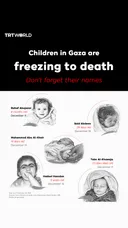 Children in Gaza are freezing to death