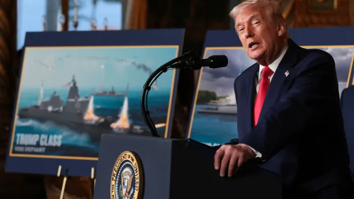 "الكبرى على الإطلاق".. إطلاق فئة جديدة من السفن الحربية ستحمل اسم ترمب
