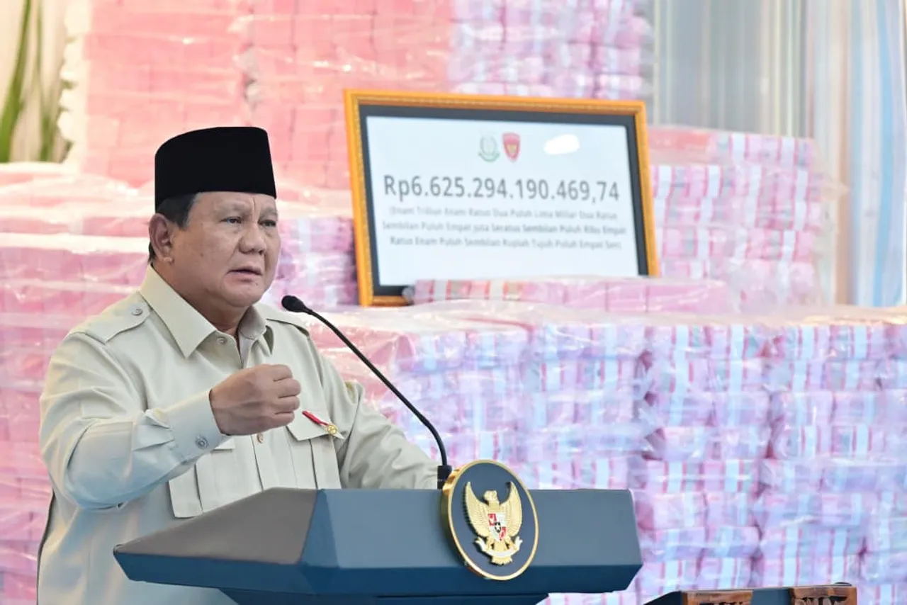 Negara selamatkan Rp6,6 triliun dan 4 juta hektare hutan, Prabowo tegaskan perang atas korupsi