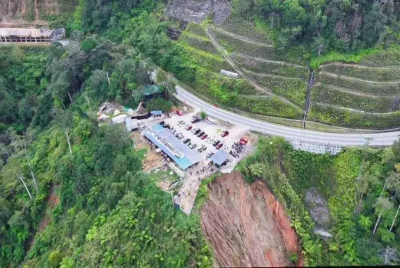 Restoran popular lereng bukit dekat Cameron Highlands berdepan ancaman hakisan tanah