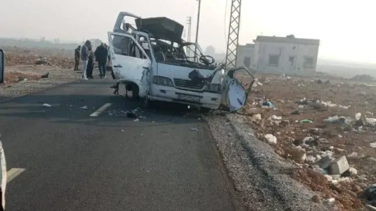 قتيلان بغارة إسرائيلية استهدفت حافلة صغيرة شرقي لبنان