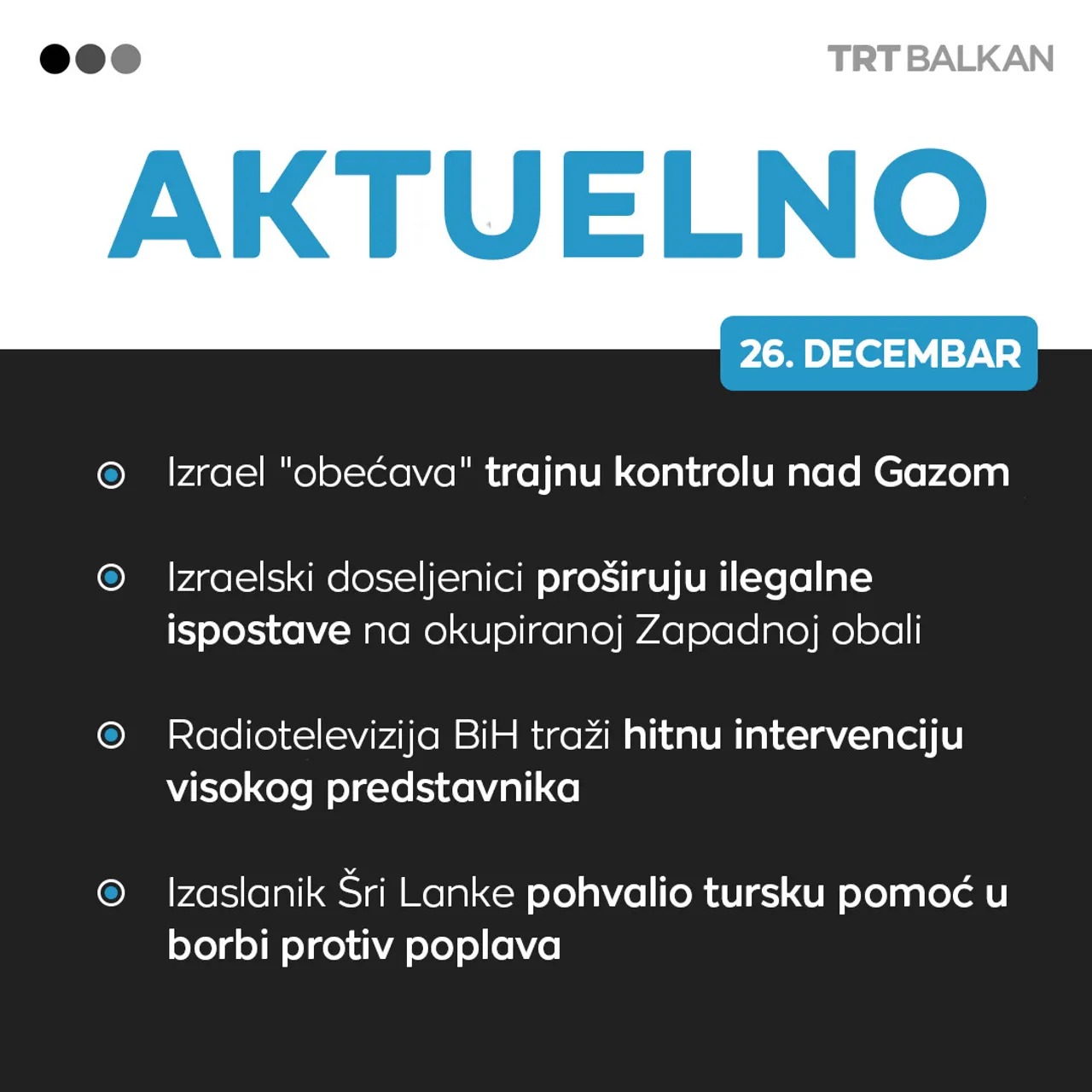 Aktuelno | 26. decembar