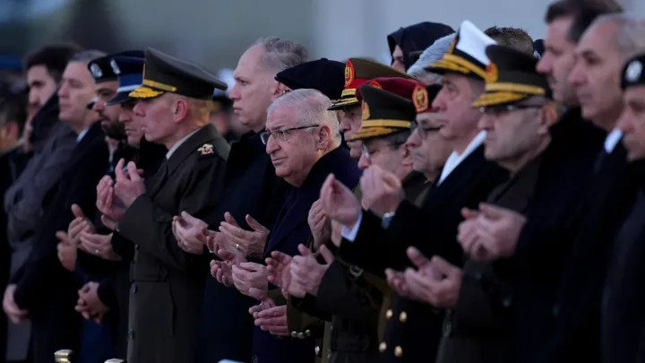 Türkiye realiza cerimónia em Ancara para a delegação líbia que faleceu na queda de avião