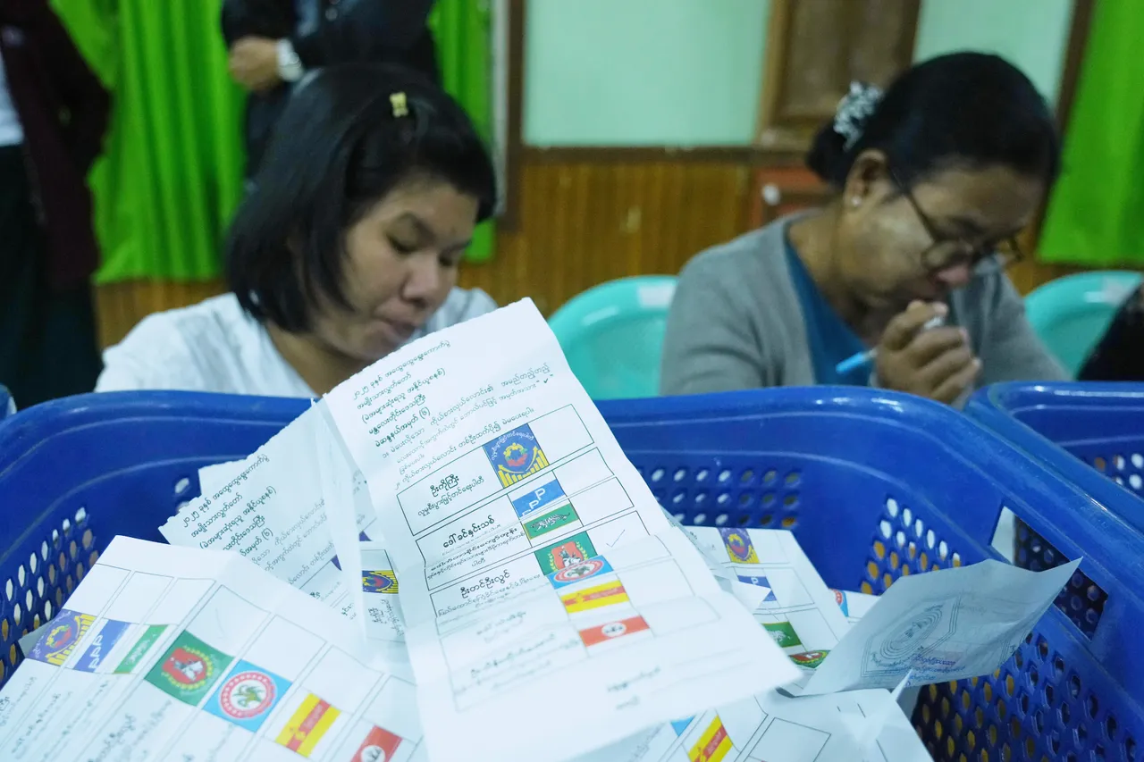 Myanmar pro-military party claims early wins in junta-run election