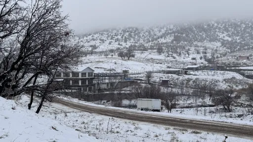 Snowstorms leave people stranded across northern Iraq’s rugged mountain routes