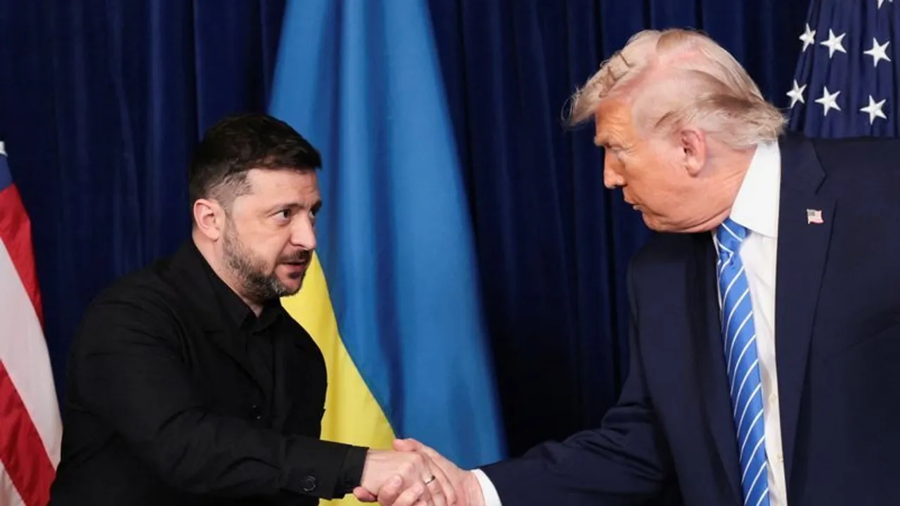 Donald Tramp Ukraina liderın qabul itte