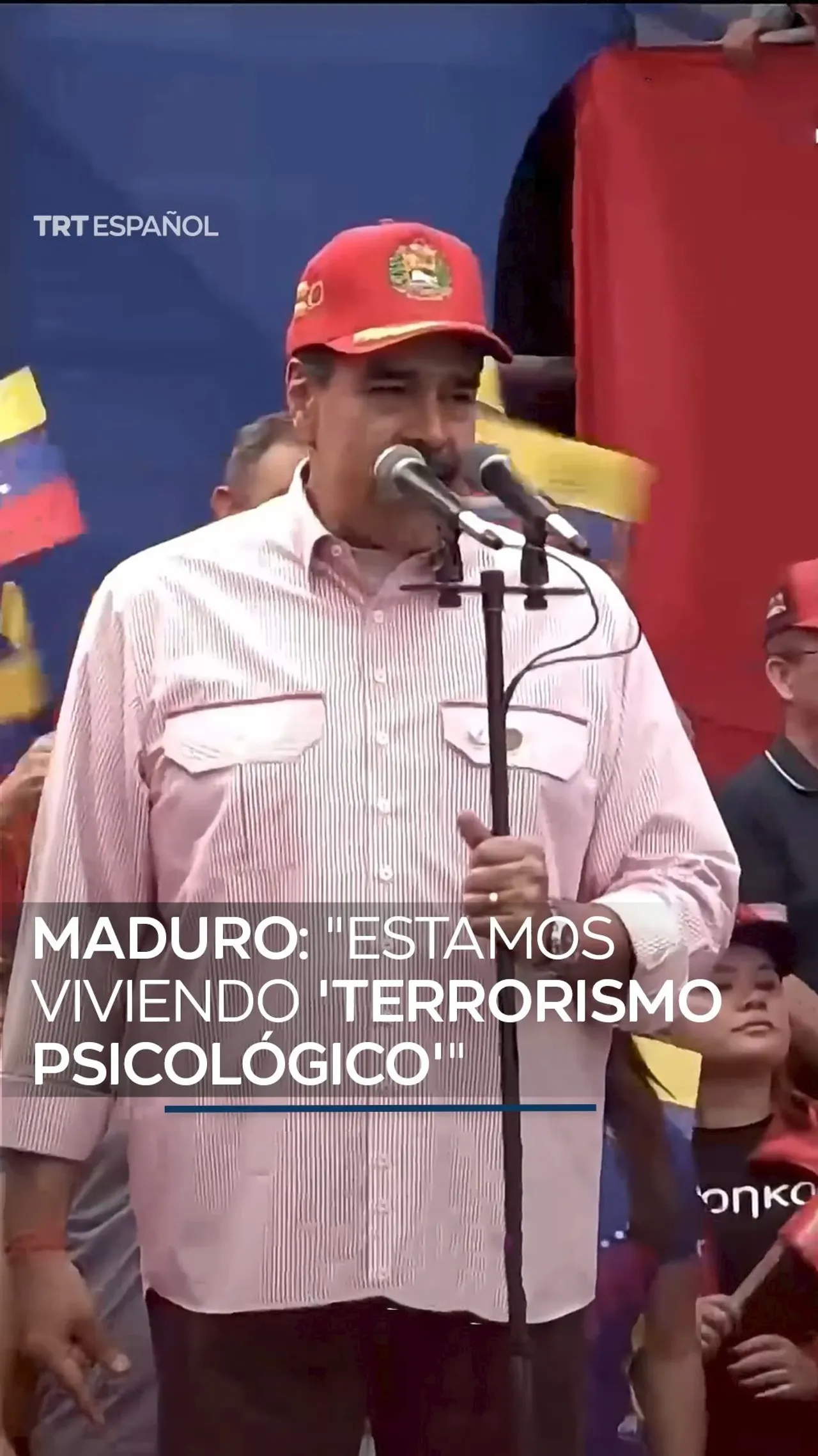Maduro: "Estamos viviendo 'terrorismo psicológico'"