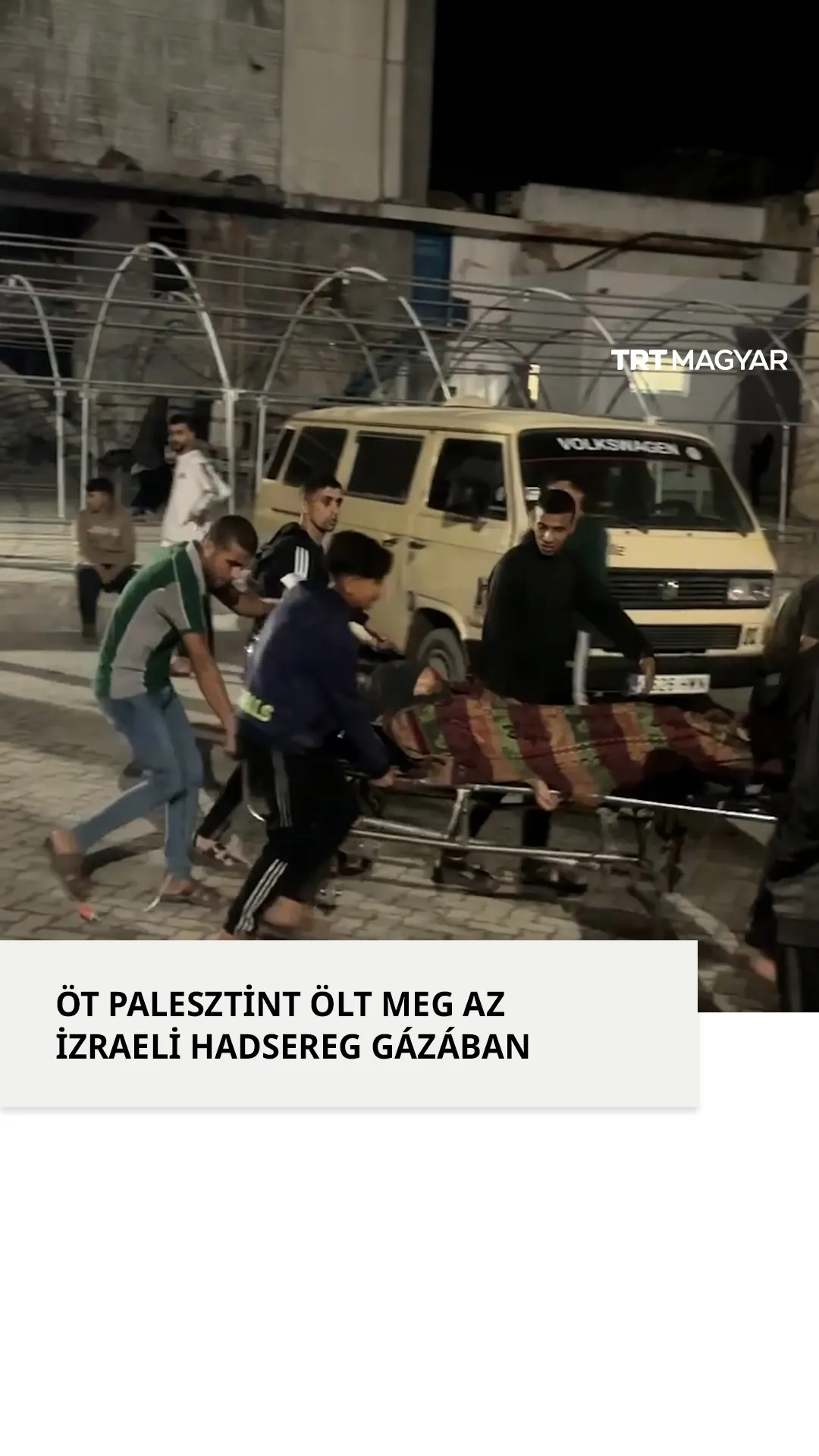 Öt palesztint ölt meg az izraeli hadsereg Gázában