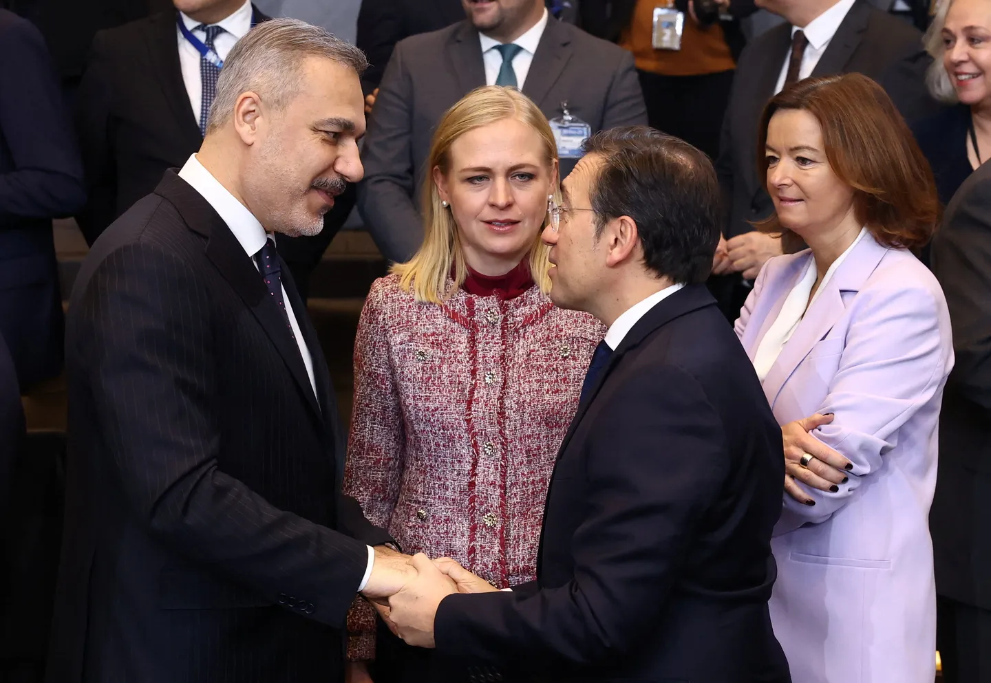 Fidan s'entretient avec le secrétaire général de l'OTAN et ses homologues à Bruxelles