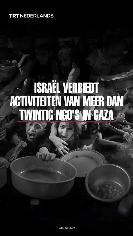 Israël verbiedt activiteiten van meer dan twintig ngo’s in Gaza