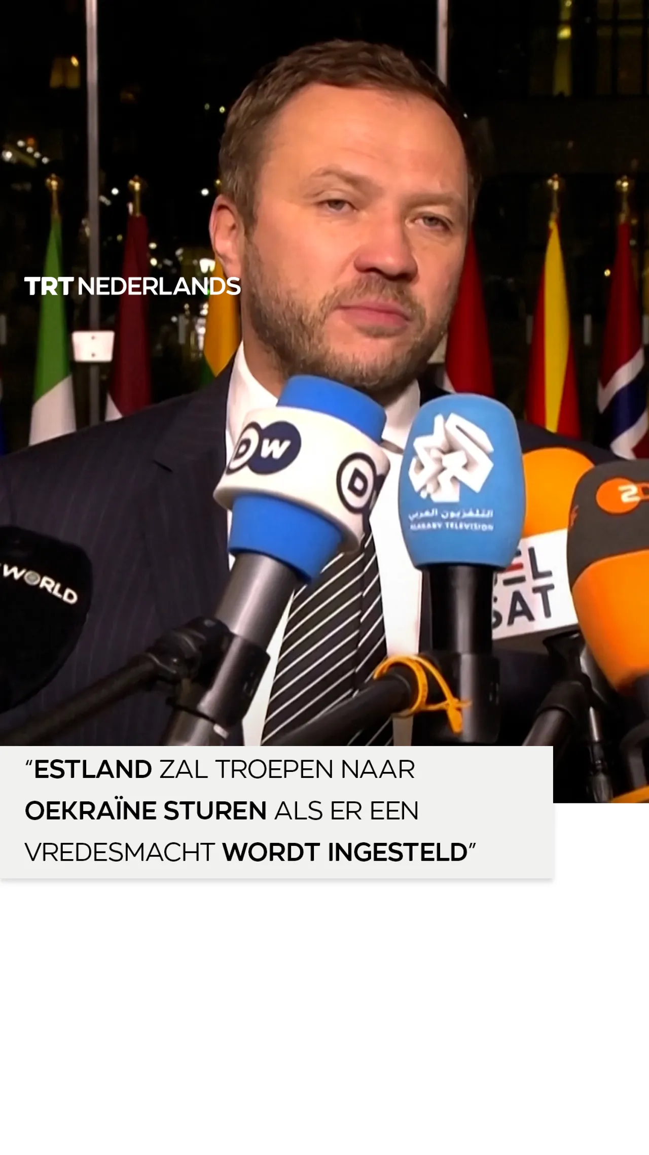 Estland zal troepen naar Oekraïne sturen als er een vredesmacht wordt ingesteld, aldus de minister