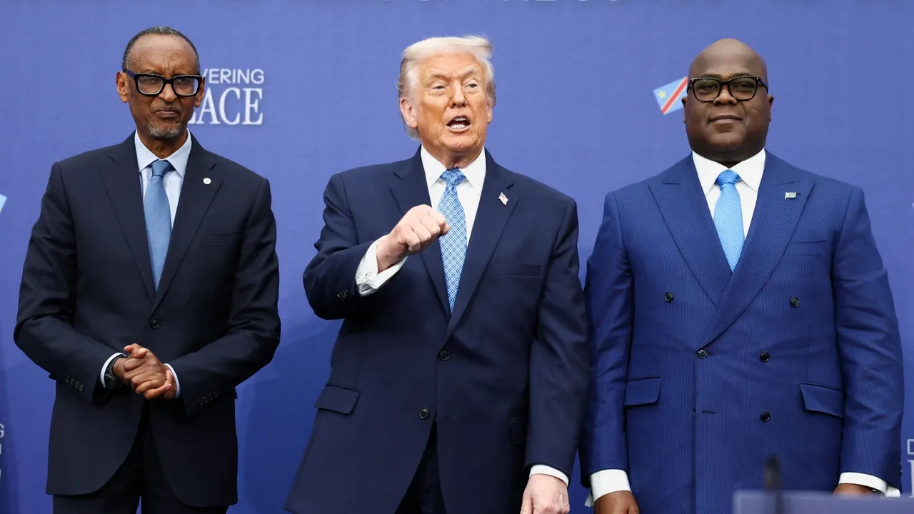 Trump say say USA go access 'rare earth minerals' for DRC and Rwanda as dem sign peace deal