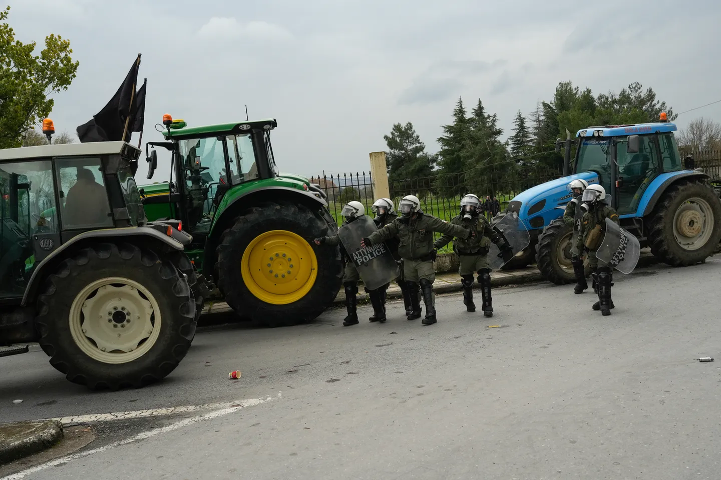 Grčka: Na protestu se sukobili poljoprivrednici i policija