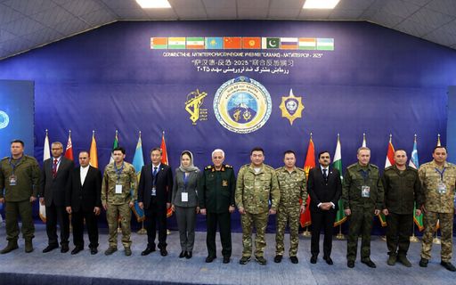 Why are Indian and Pakistani troops training side-by-side in Iran?