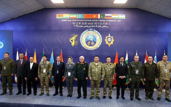 Why are Indian and Pakistani troops training side-by-side in Iran?