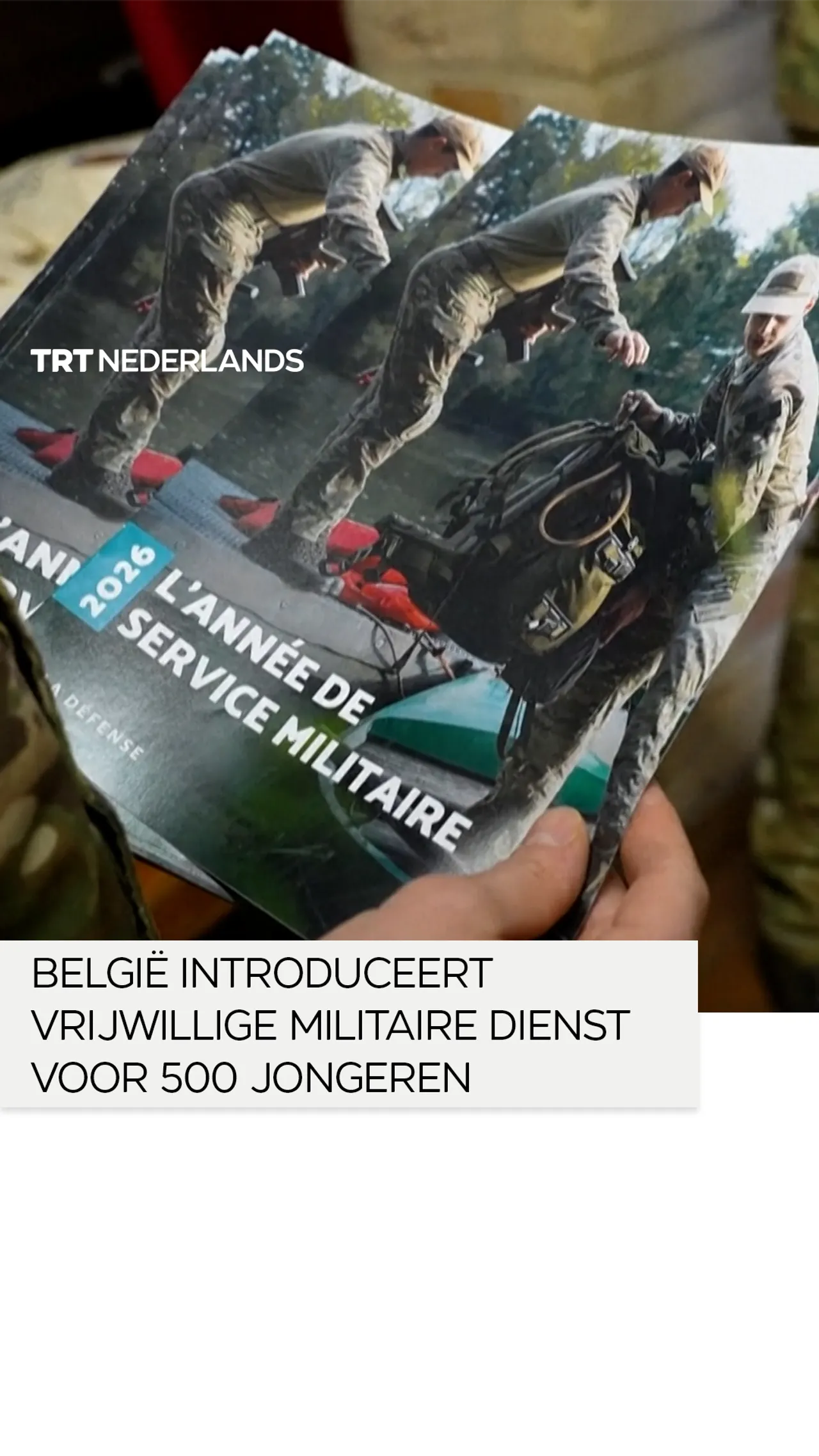 België introduceert vrijwillige militaire dienst voor 500 jongeren
