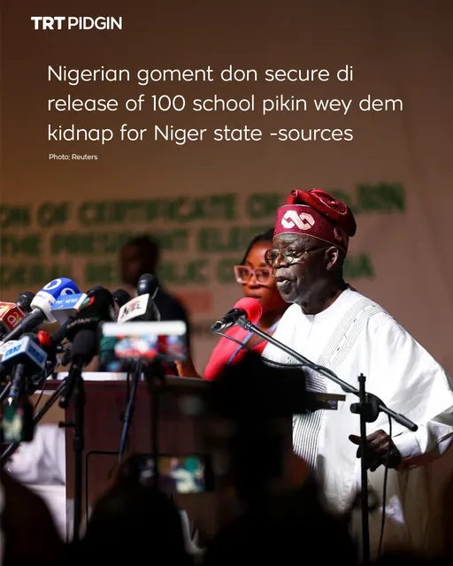 Nigerian goment don rescue 100 school children wey dem kodnap