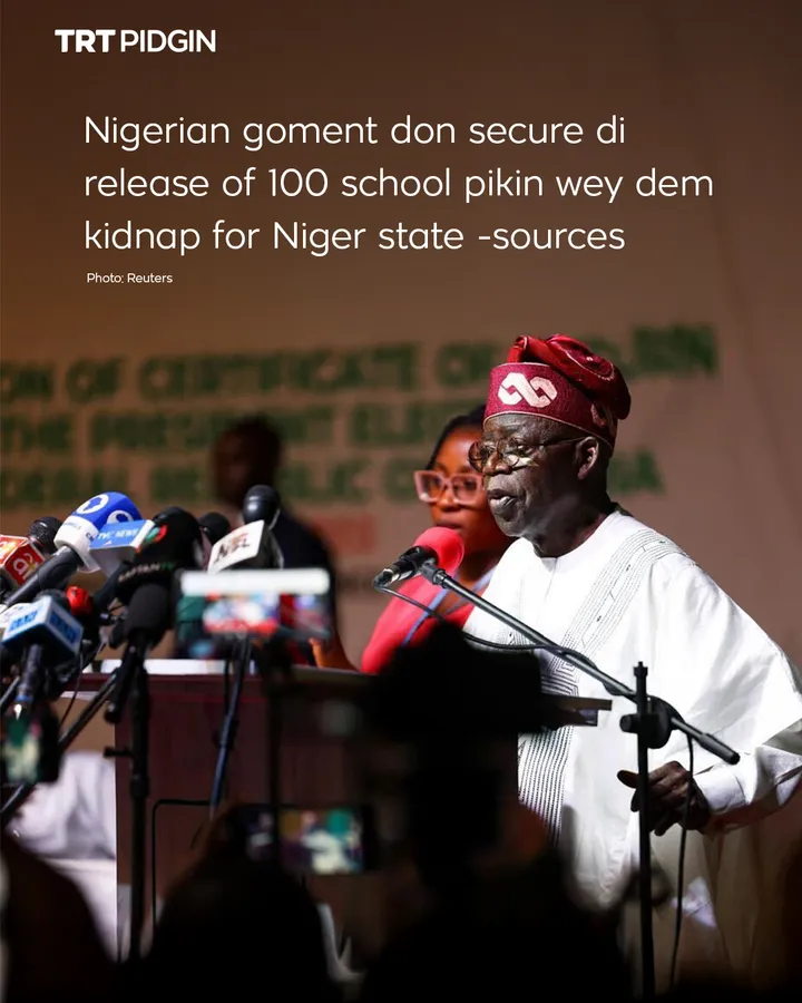 Nigerian goment don rescue 100 school children wey dem kodnap