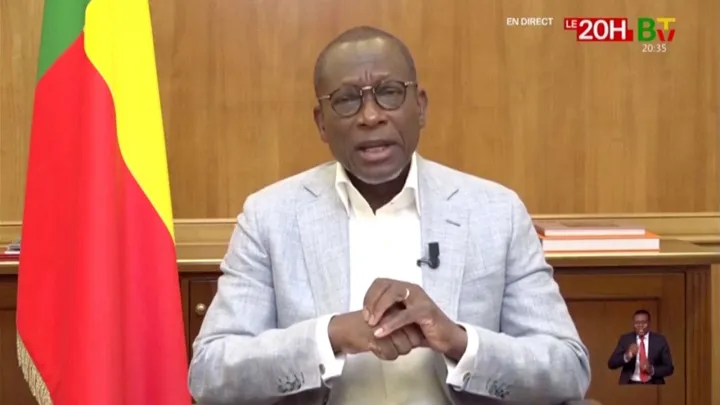 Presidente: Situação no Benim está 'totalmente sob controlo' após tentativa de golpe